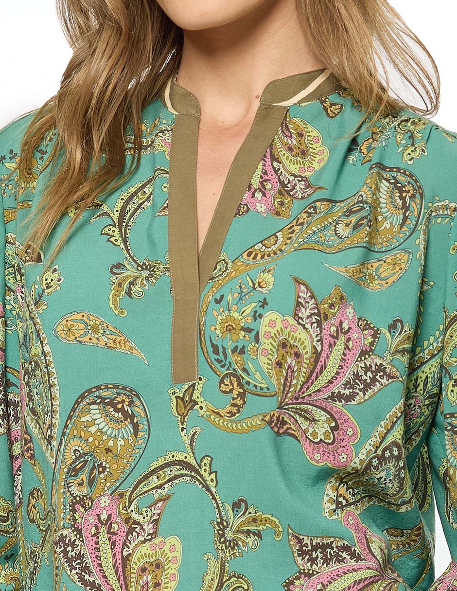 Blusa manga larga para mujer 5