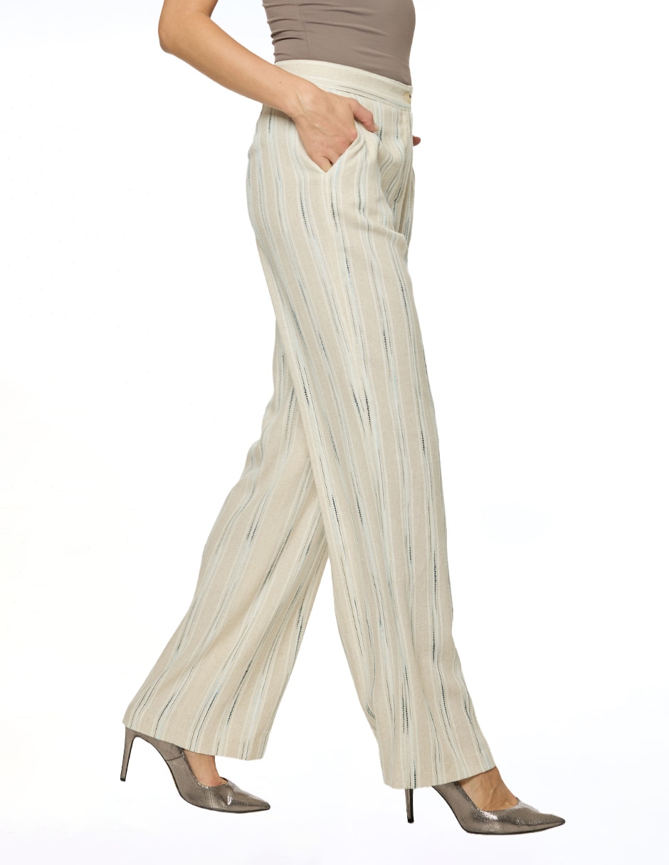 Pantalón de vestir amplio para mujer 3