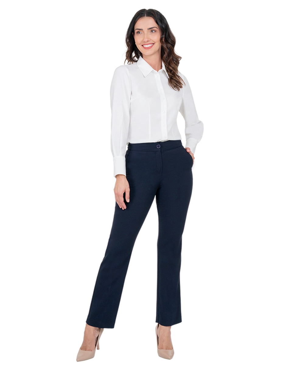 PANTALON ATELIER PETIT, 6, AZUL MARINO