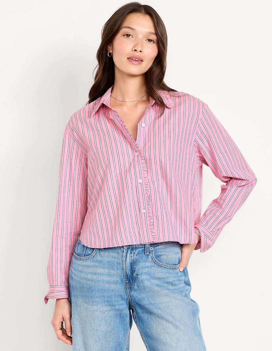 Blusa manga larga para mujer