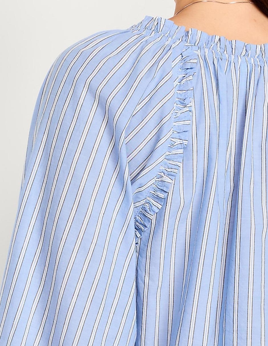 Blusa manga larga para mujer 4