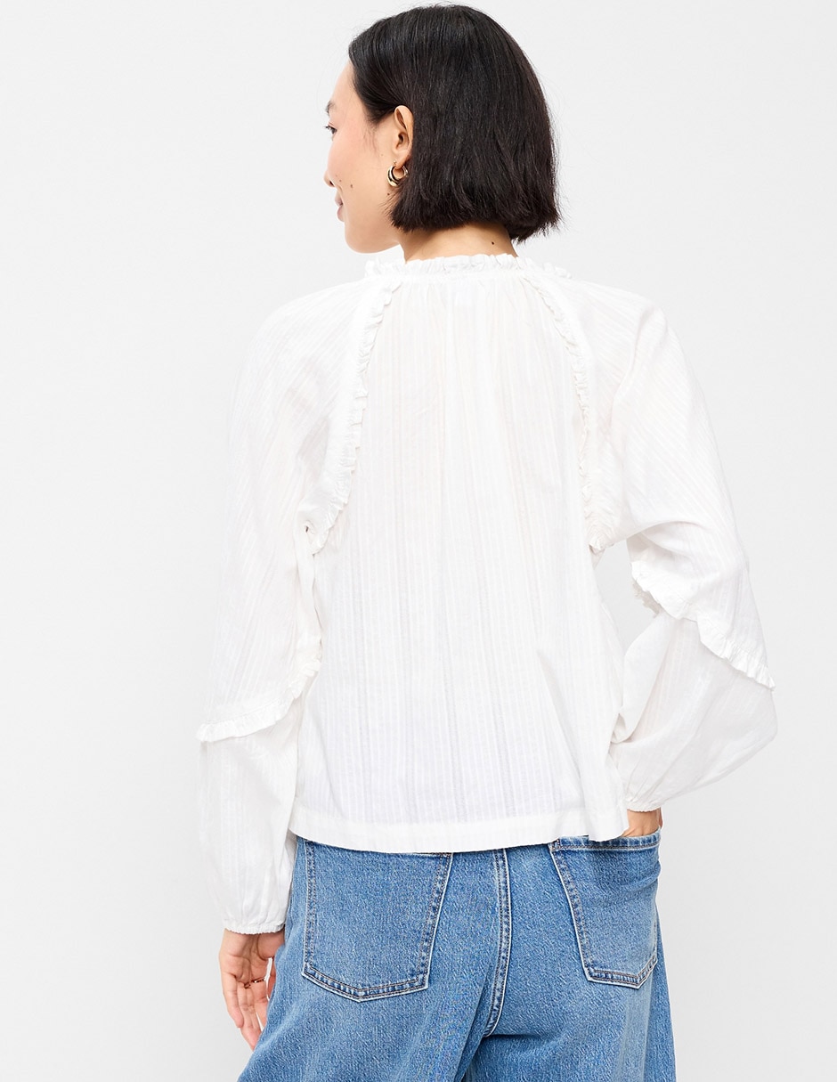 Blusa manga larga para mujer 3