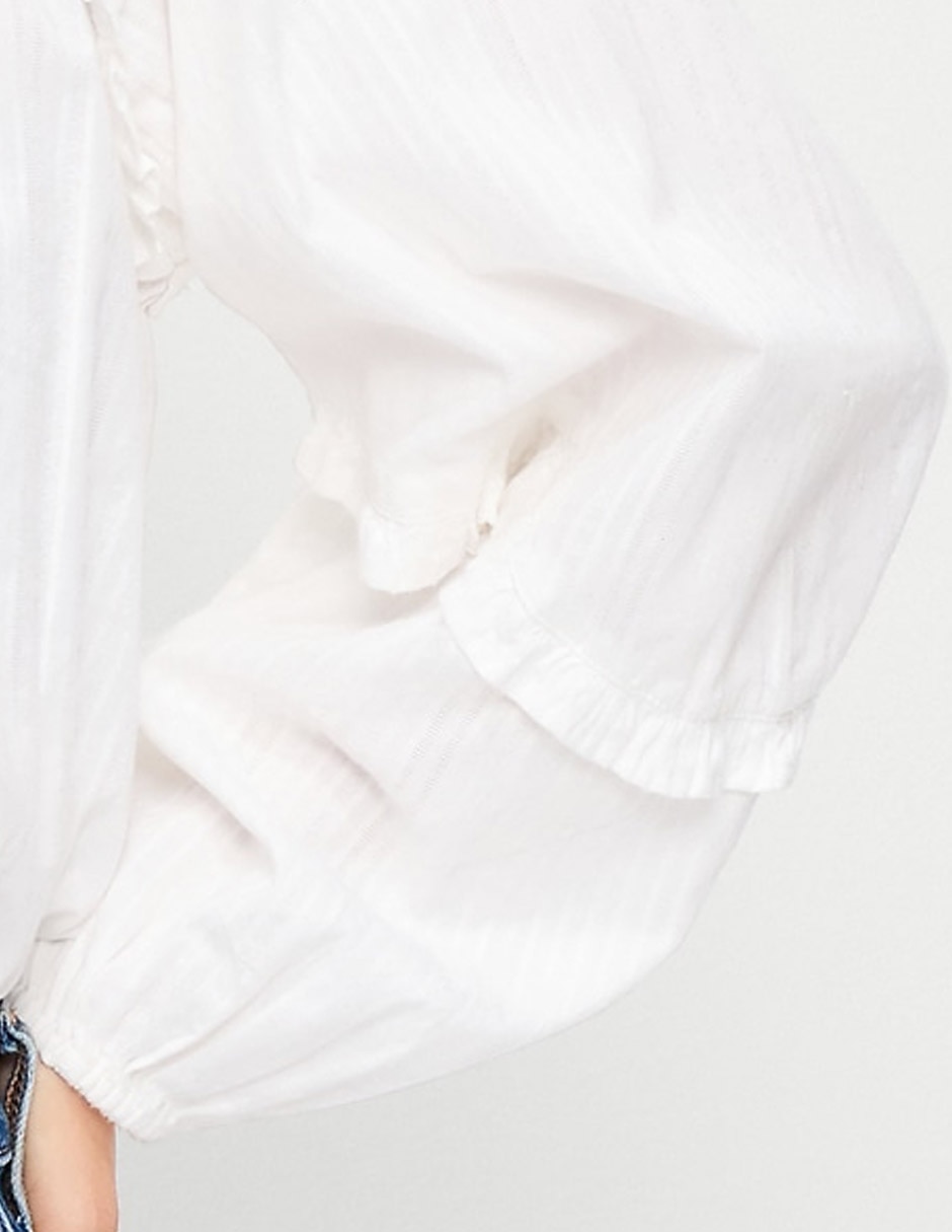 Blusa manga larga para mujer 4