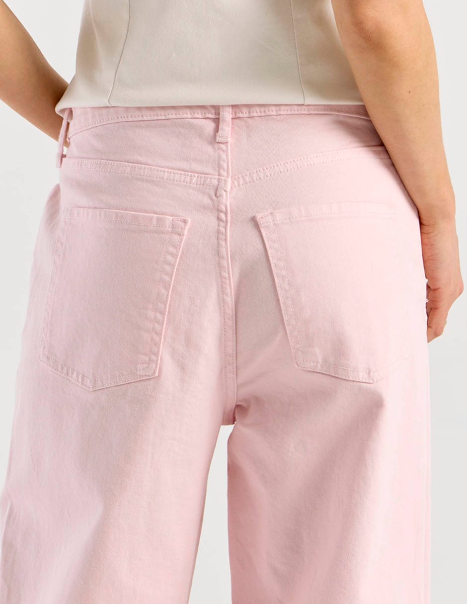Jeans Wide Leg a la cintura para mujer 6