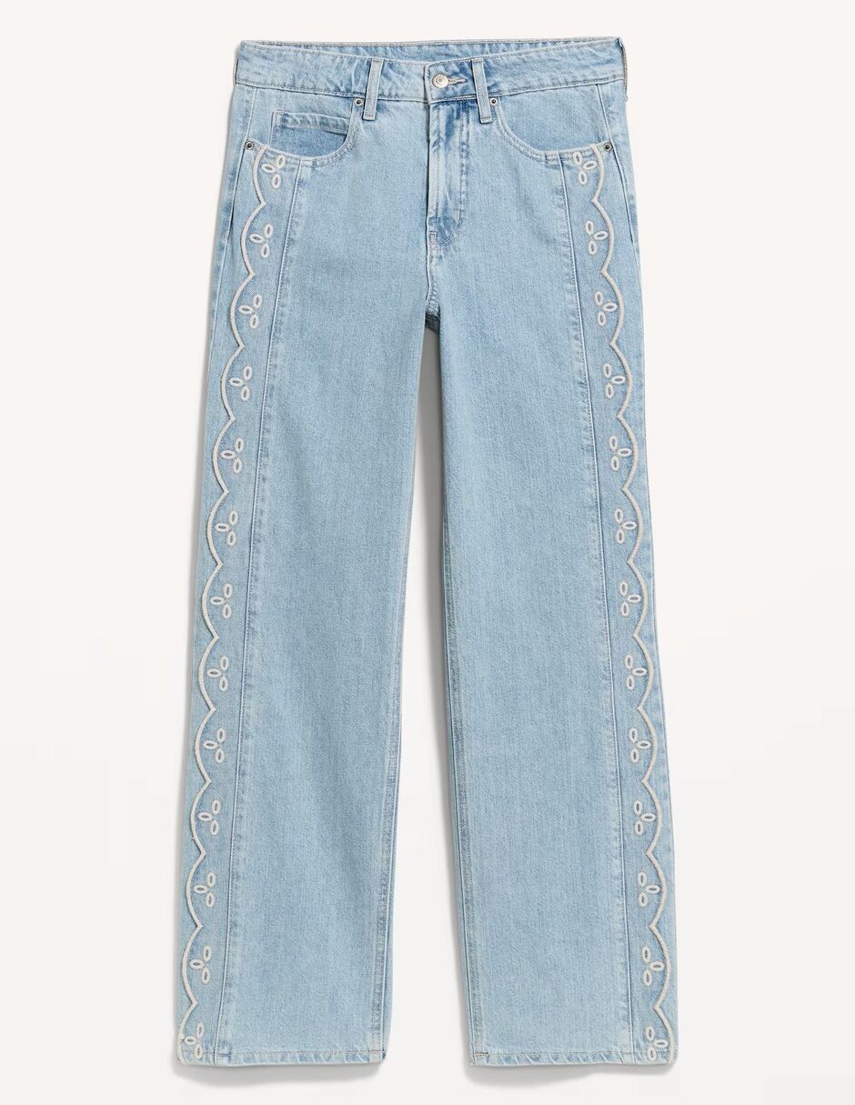 Jeans wide leg para mujer