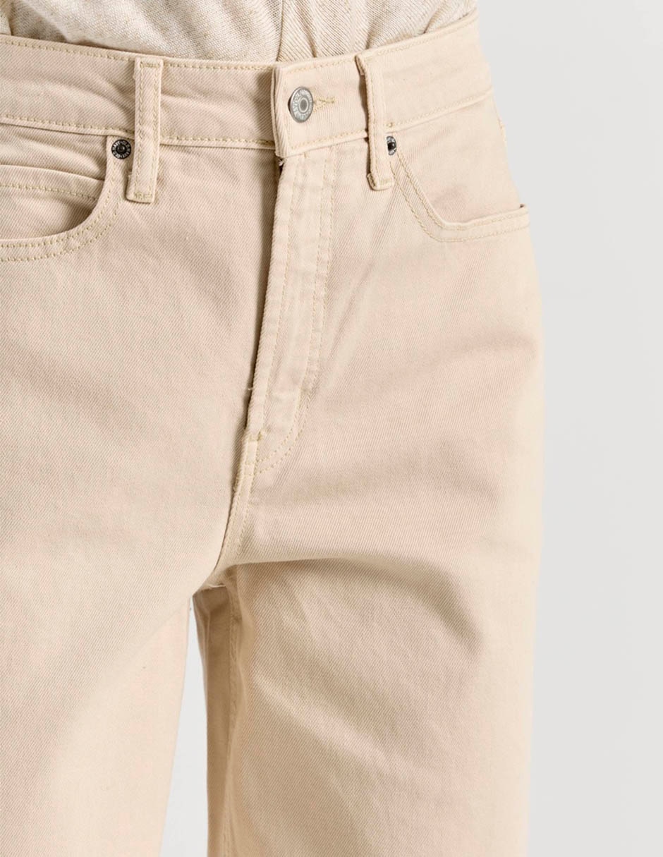 Jeans wide leg cintura para mujer 4