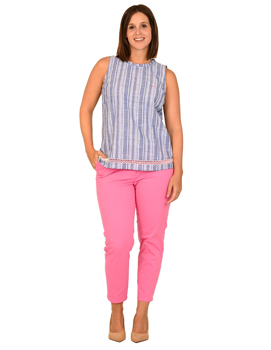 Blusa sin manga para mujer 2