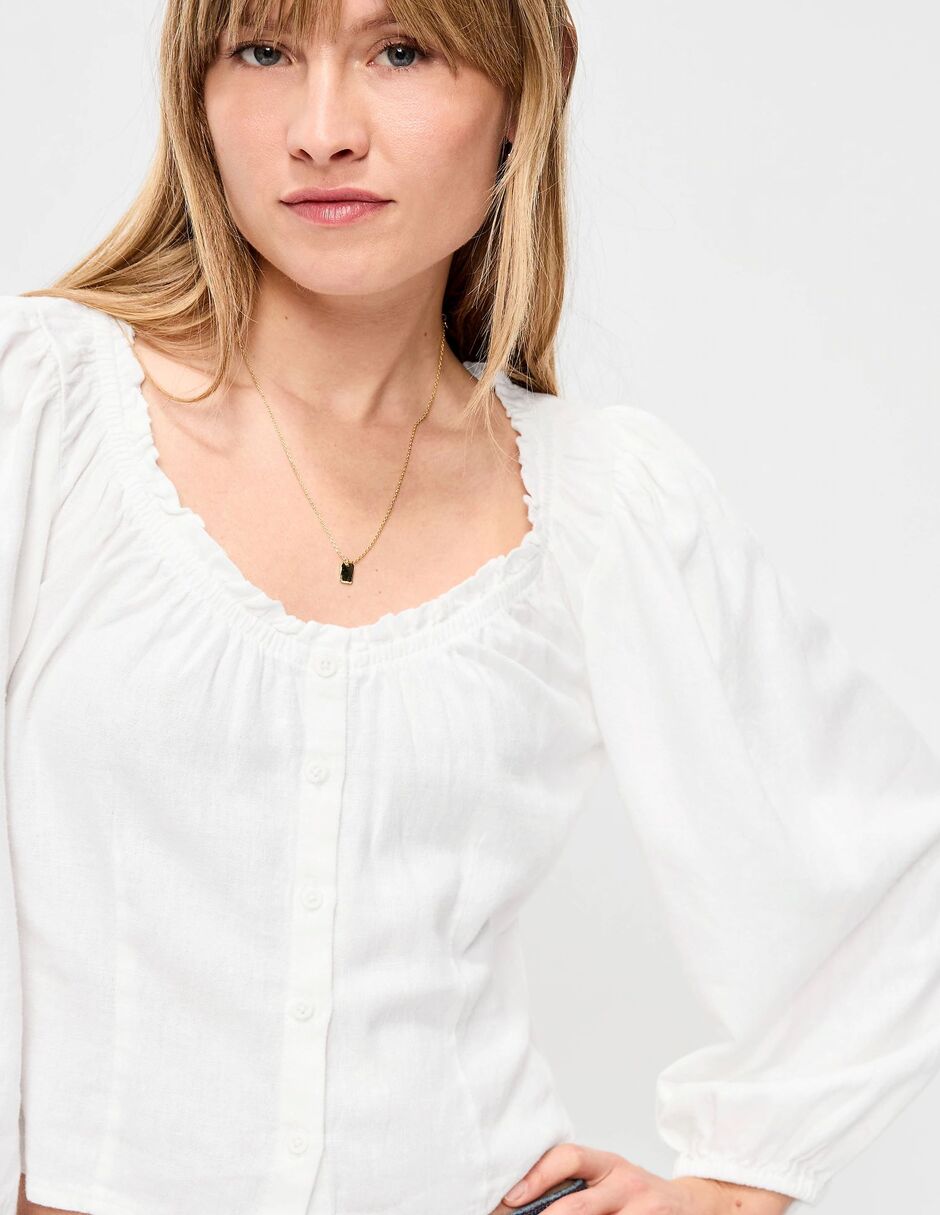 Blusa Old Navy manga larga para mujer 3