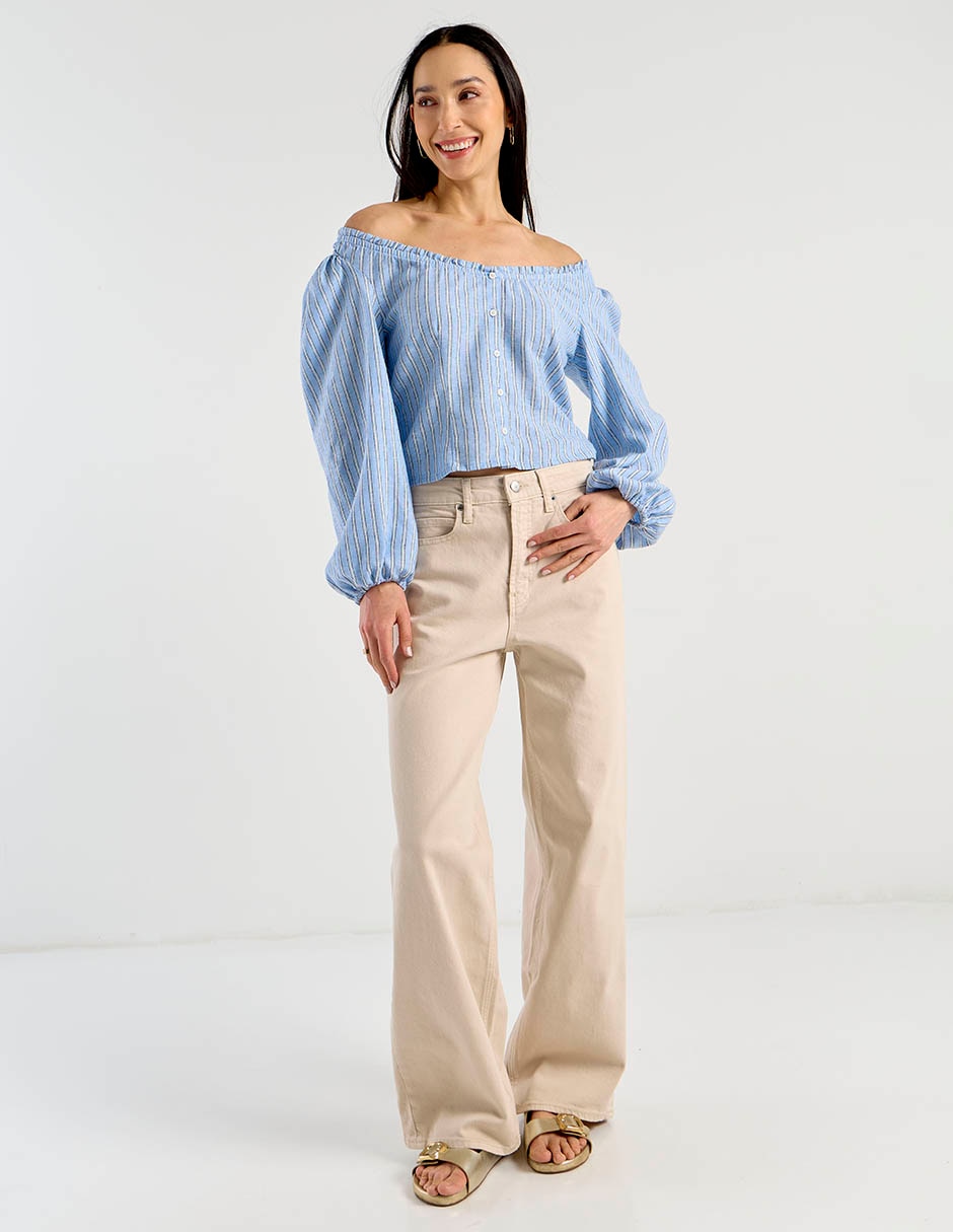 Blusa manga larga para mujer 3
