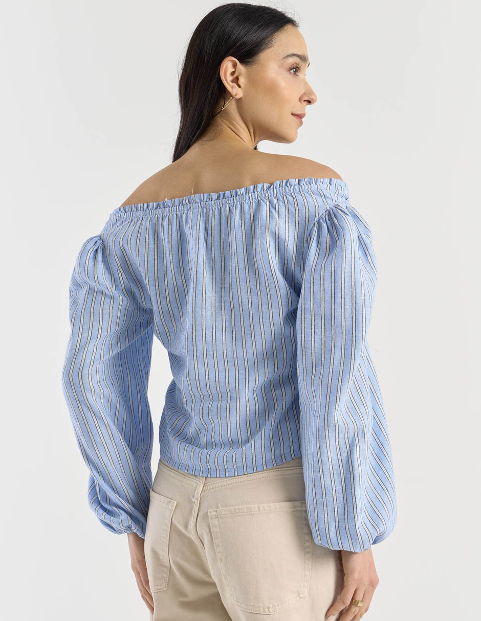 Blusa manga larga para mujer 6