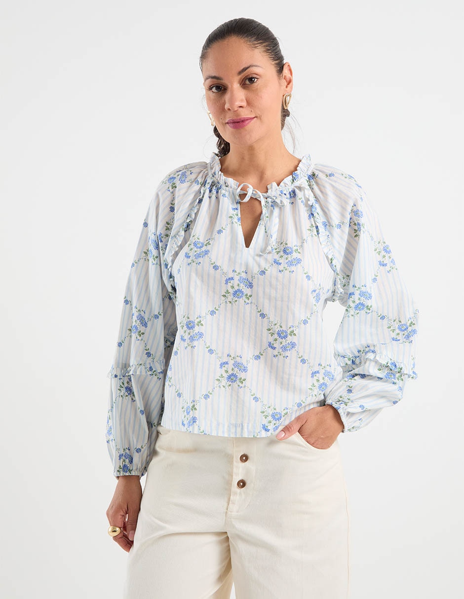 Blusa manga larga para mujer 2