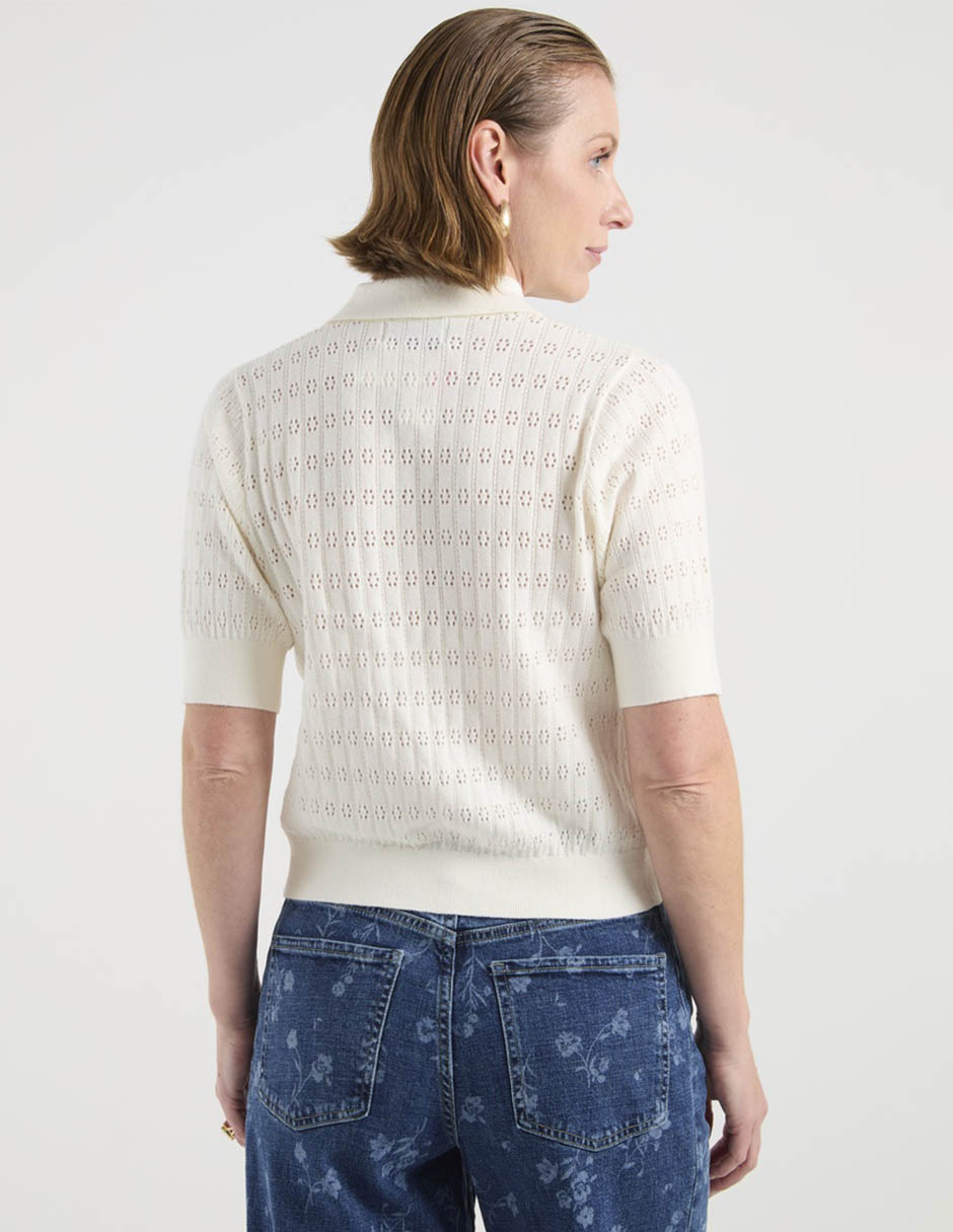 Blusa manga al codo para mujer 5