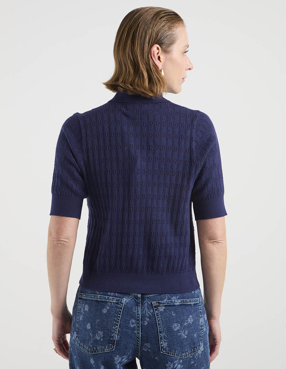 Blusa manga al codo para mujer 6