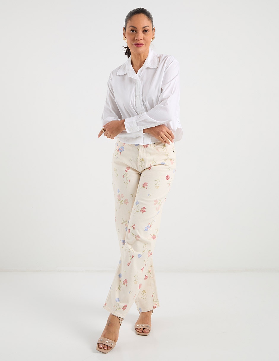Blusa camisera manga larga para mujer 3