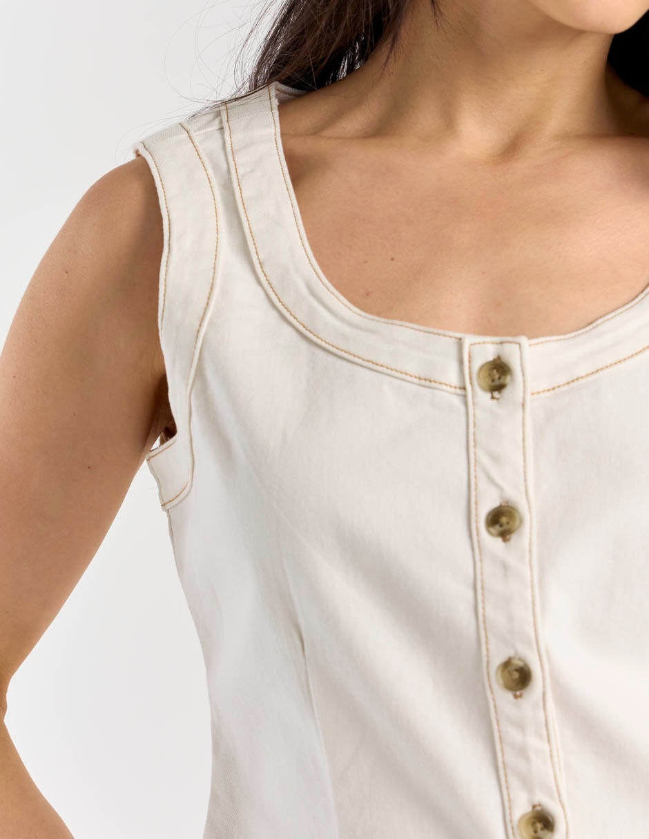 Chaleco de algodón para mujer 4