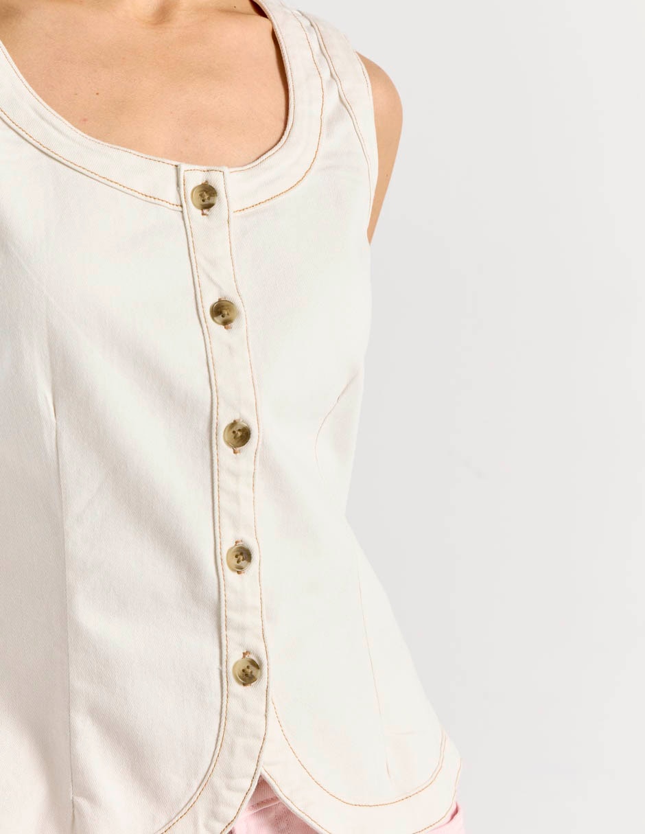 Chaleco de algodón para mujer 5