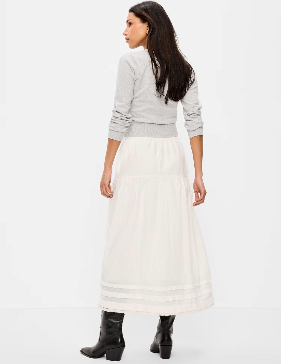 FALDA OLD NAVY 886489 CROP, M, BEIGE
