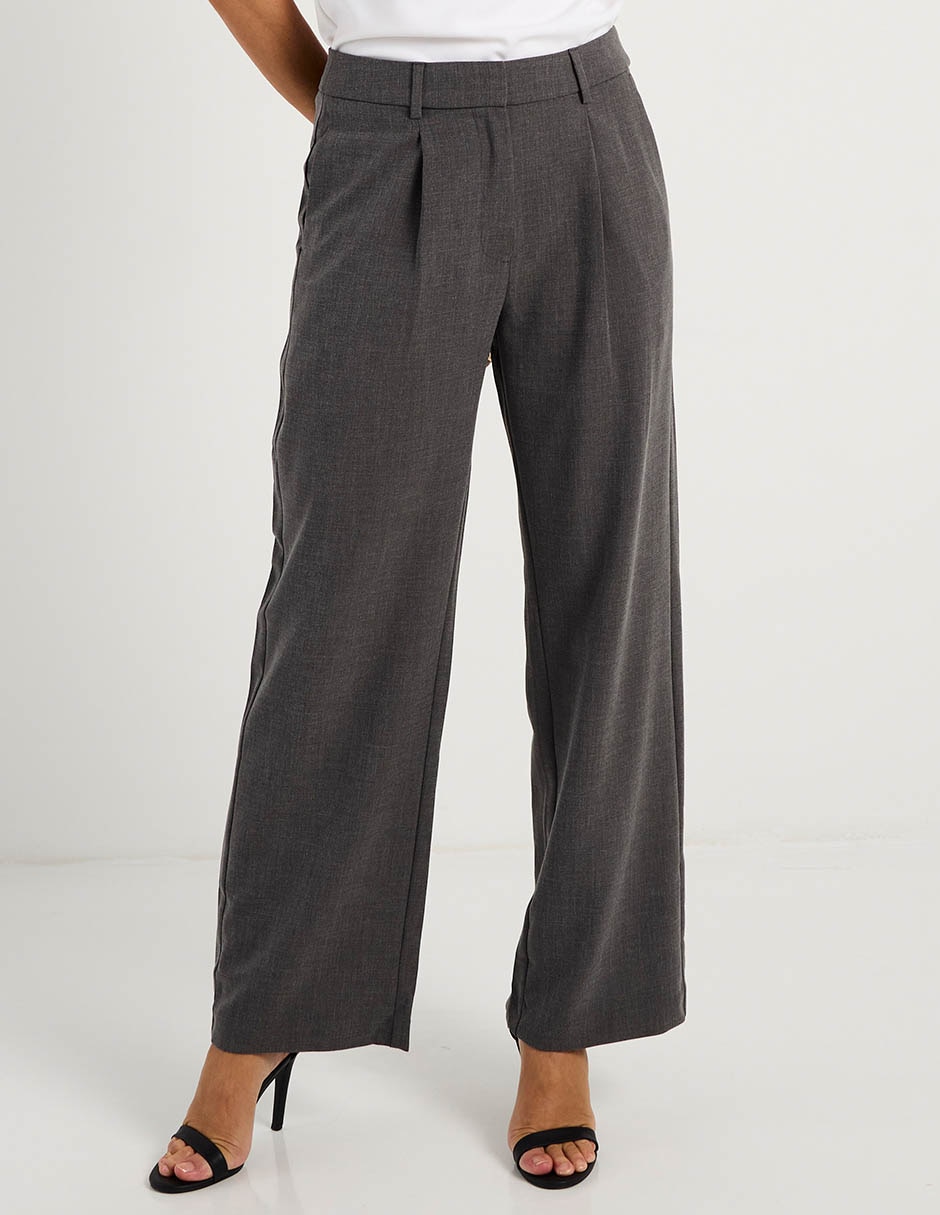 Pantalón relaxed wide leg para mujer