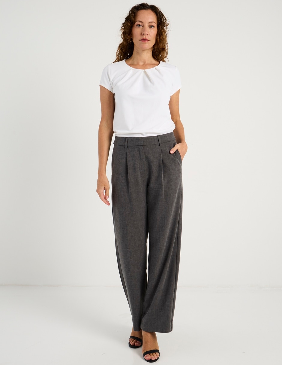 Pantalón relaxed wide leg para mujer 3