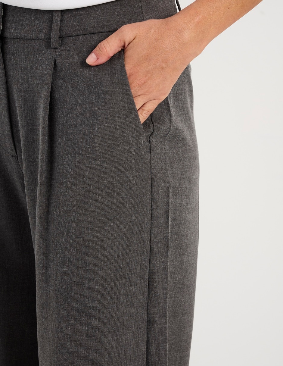 Pantalón relaxed wide leg para mujer 5