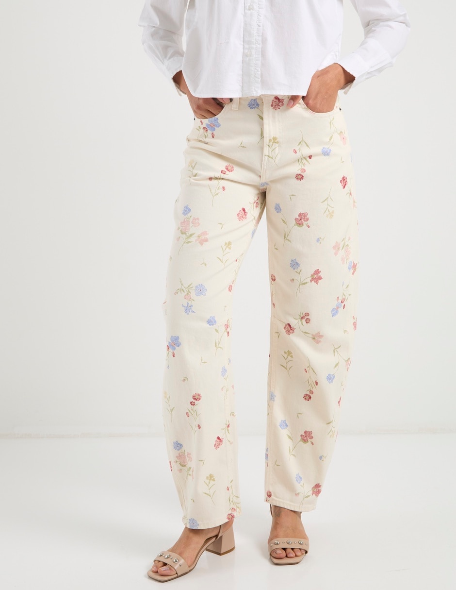 Jeans straight cintura para mujer 5