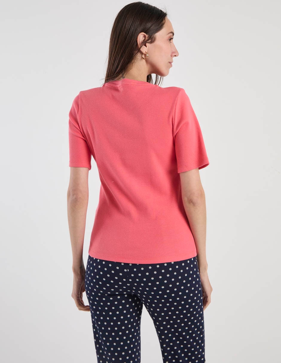 Blusa manga corta para mujer 6