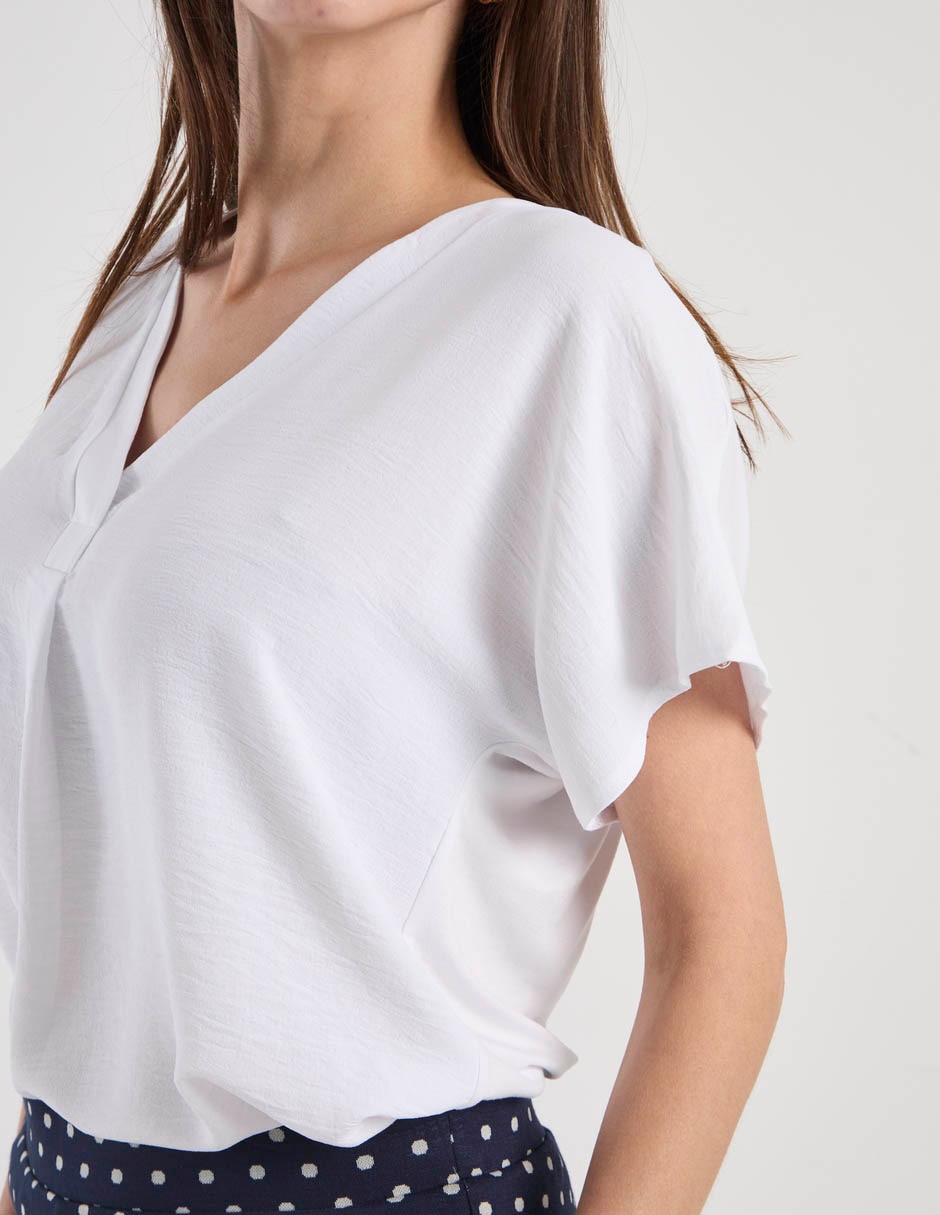 Blusa manga corta para mujer 5