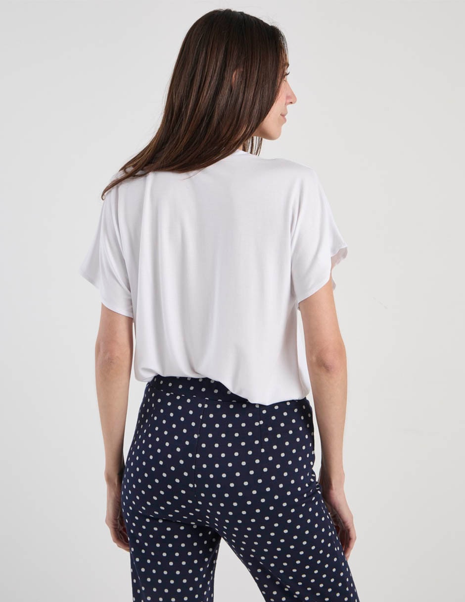 Blusa manga corta para mujer 6
