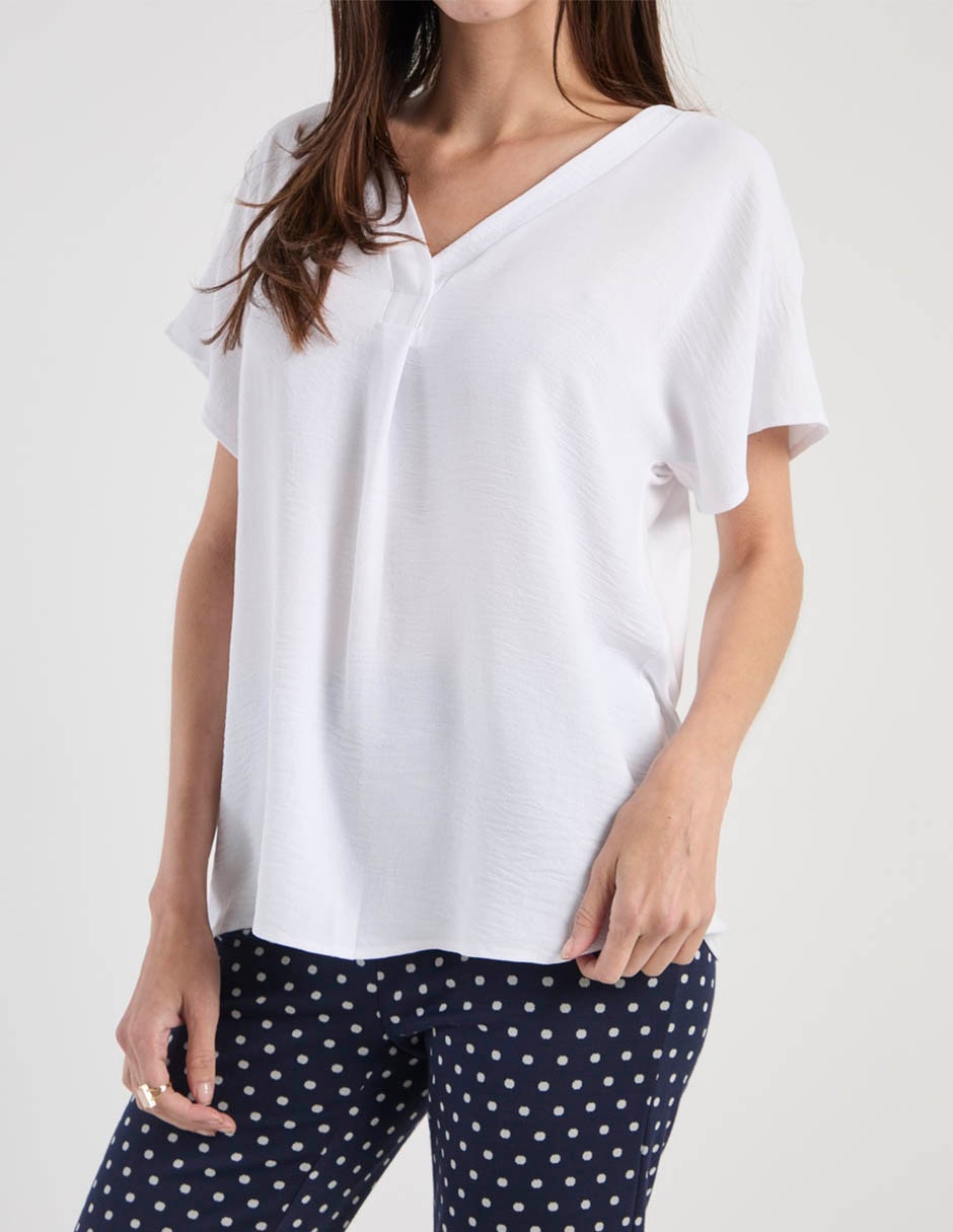 Blusa manga corta para mujer 7