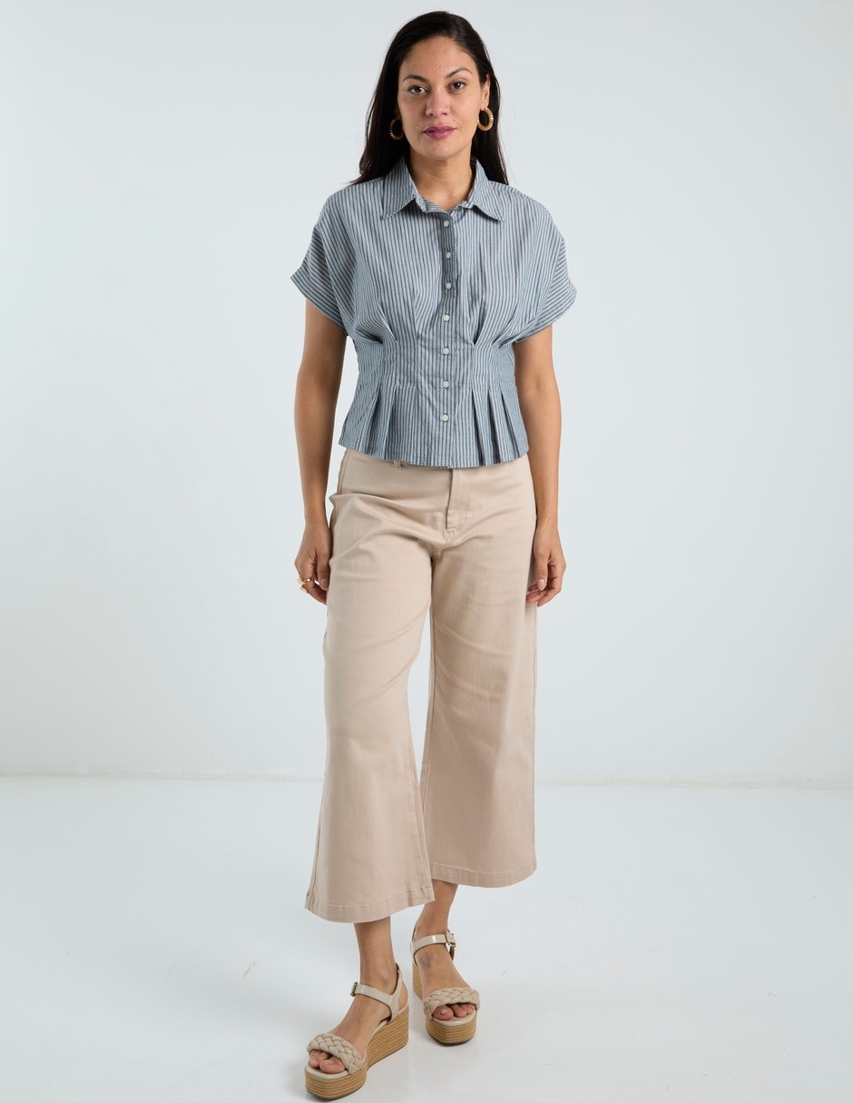 Blusa manga corta para mujer 5