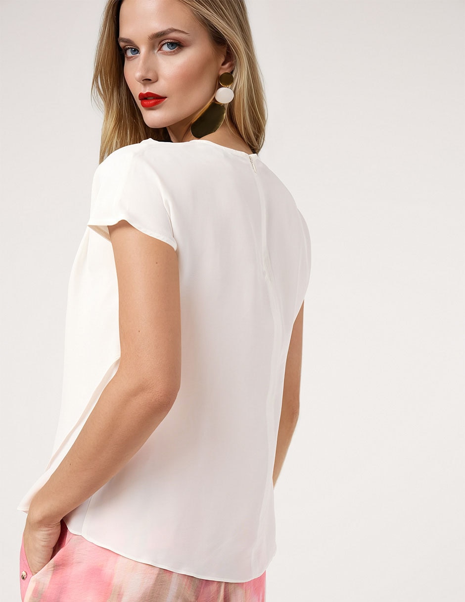 Blusa manga corta para mujer 2