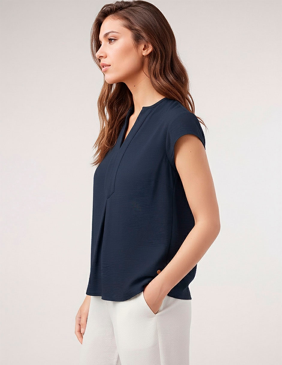 Blusa manga corta para mujer 3
