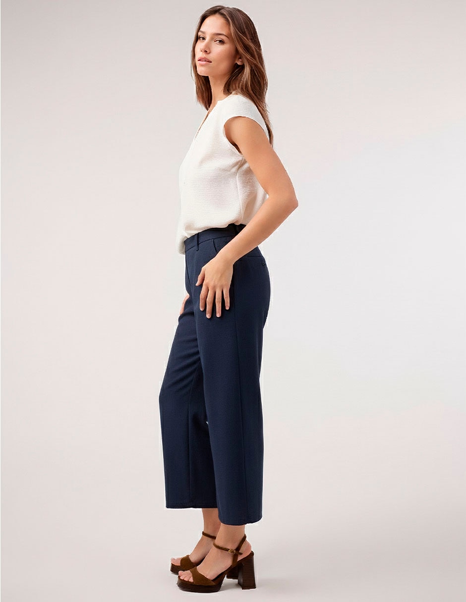 Pantalón capri slim para mujer 3