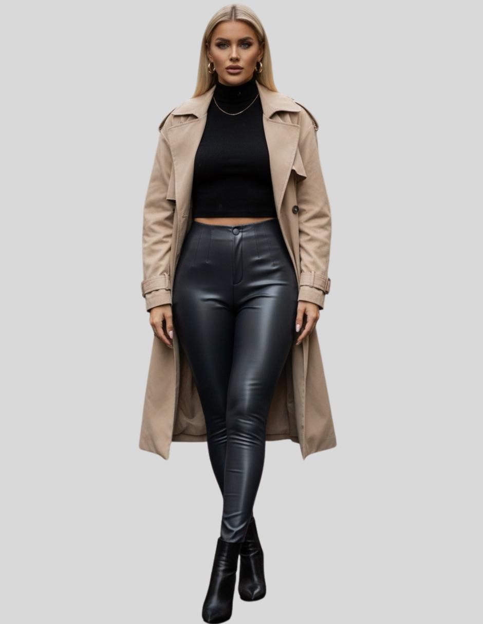 "legging/ set legging" malabis "a la (si aplica)" cintura alta "con" botón "para mujer"
