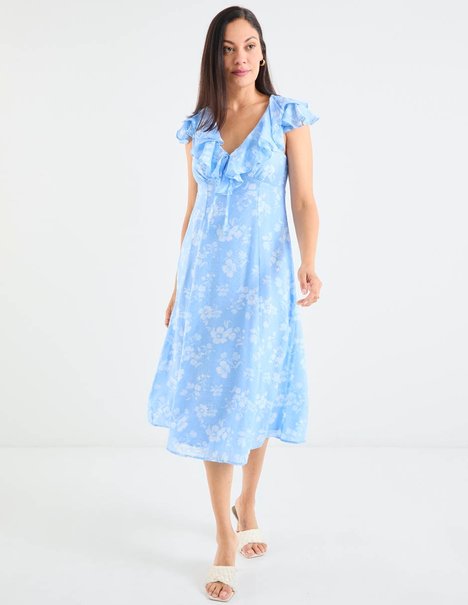 Vestido midi casual para mujer 8
