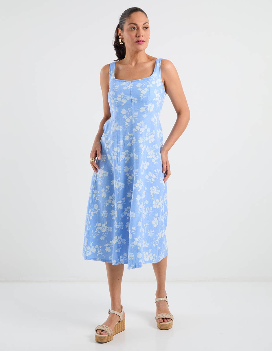 Vestido midi casual para mujer 2
