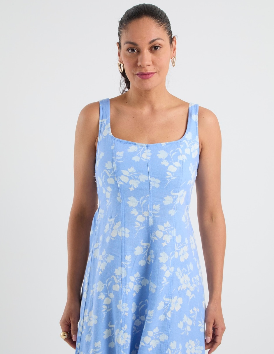 Vestido midi casual para mujer 4