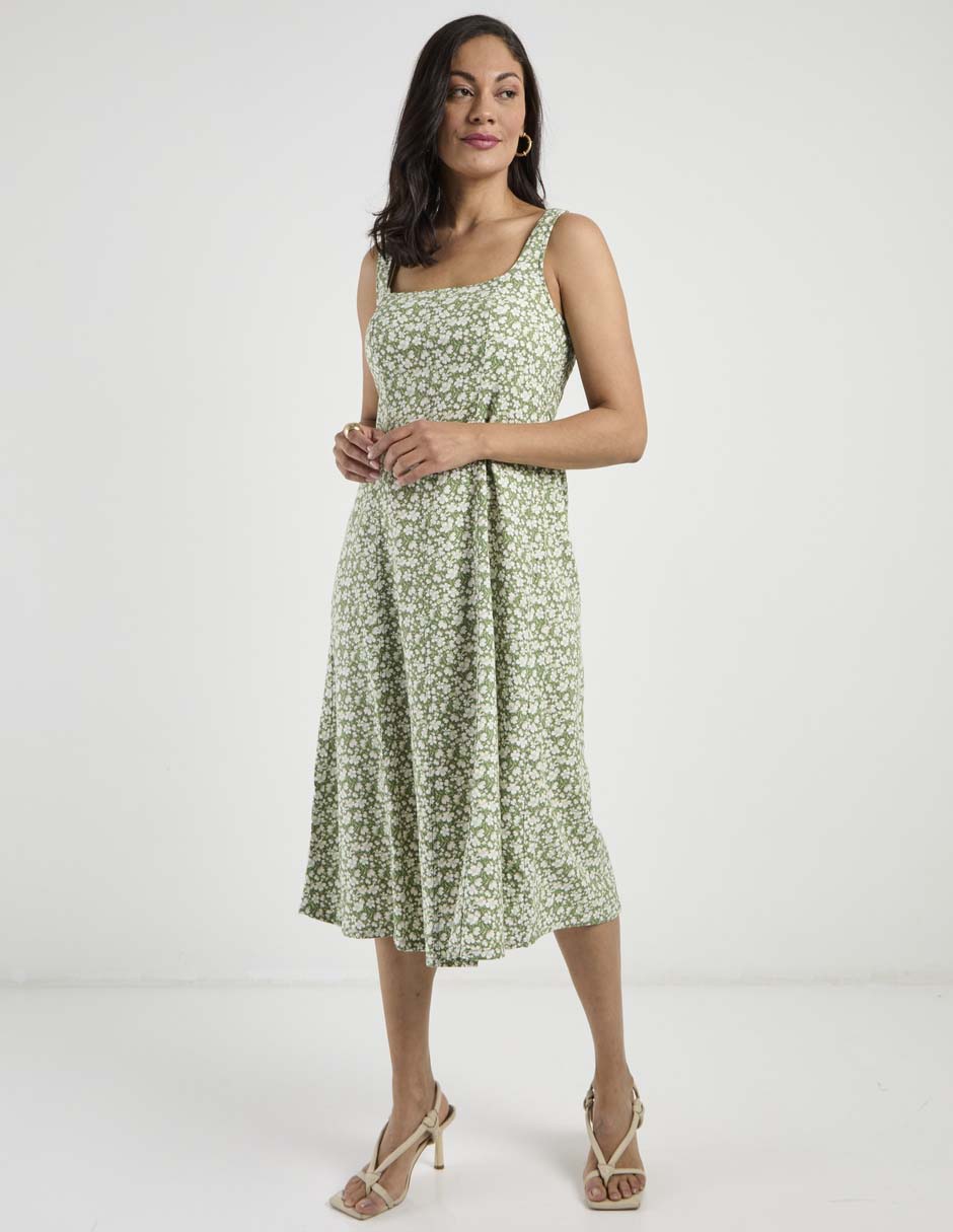 Vestido midi casual para mujer 2