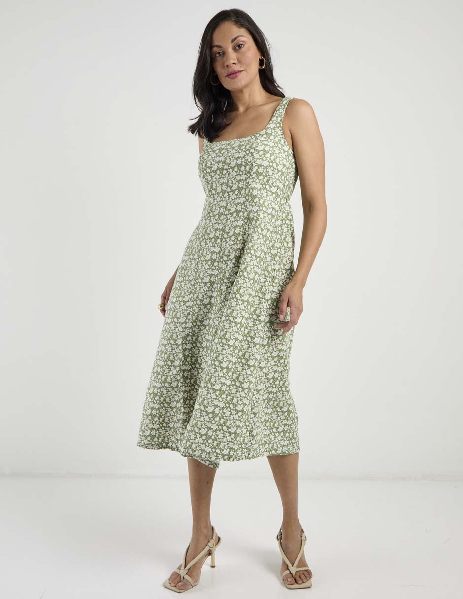 Vestido midi casual para mujer 3