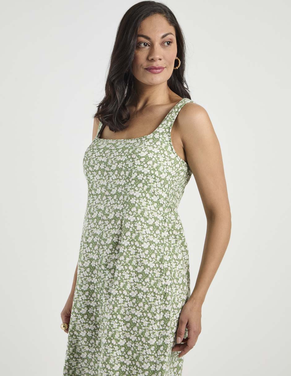 Vestido midi casual para mujer 4