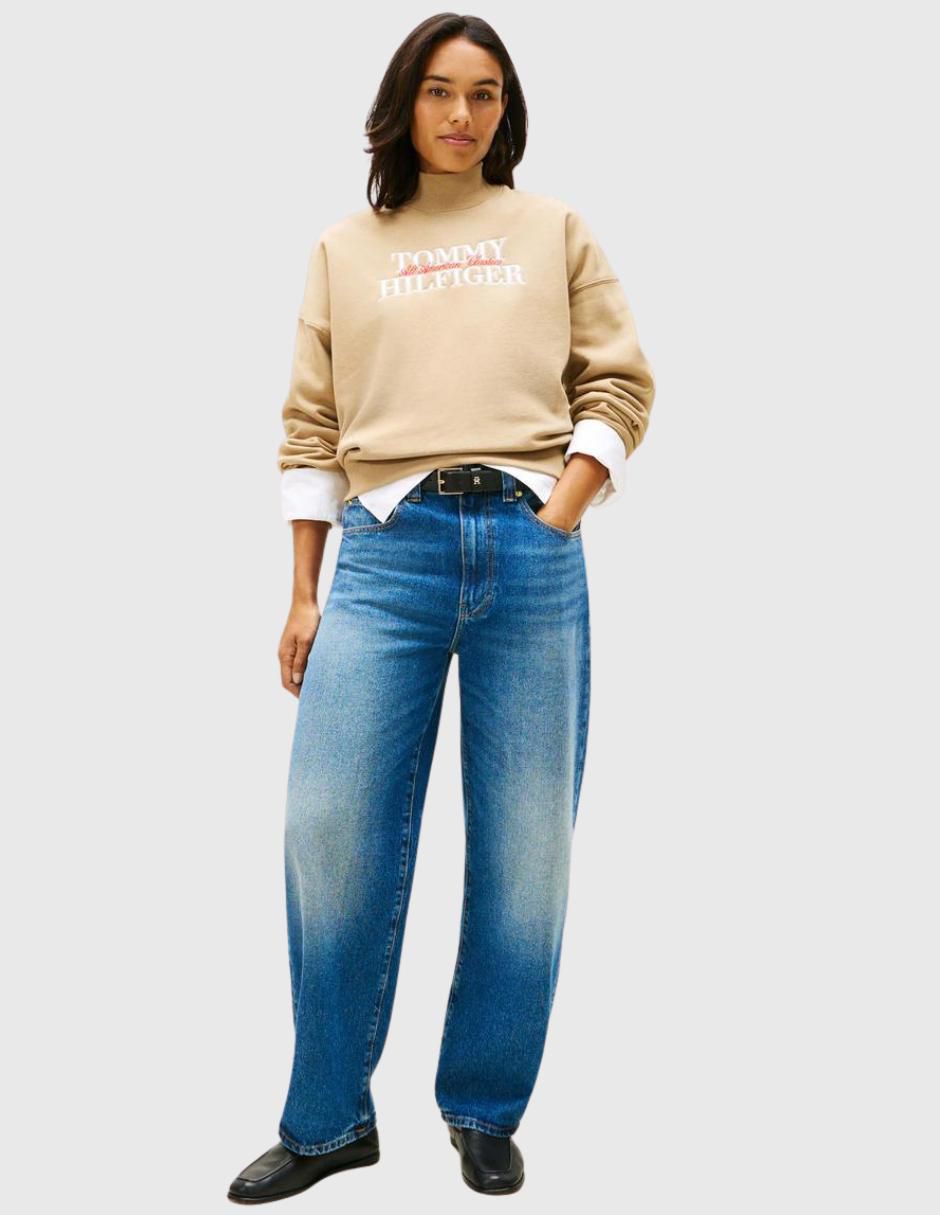 "sudadera" "con" sin diseño tommy hilfiger no aplica "para mujer"