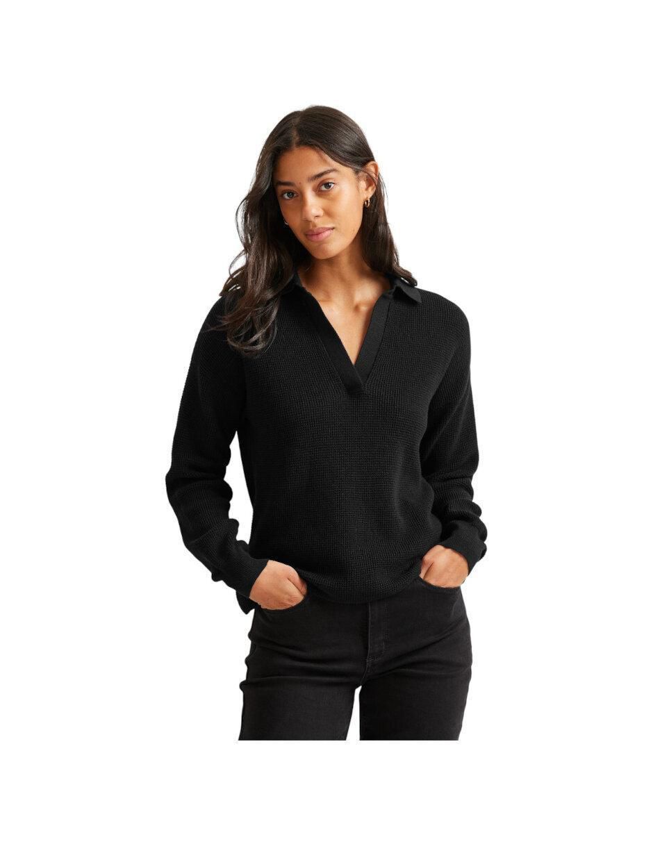 Suéter cuello abierto para mujer