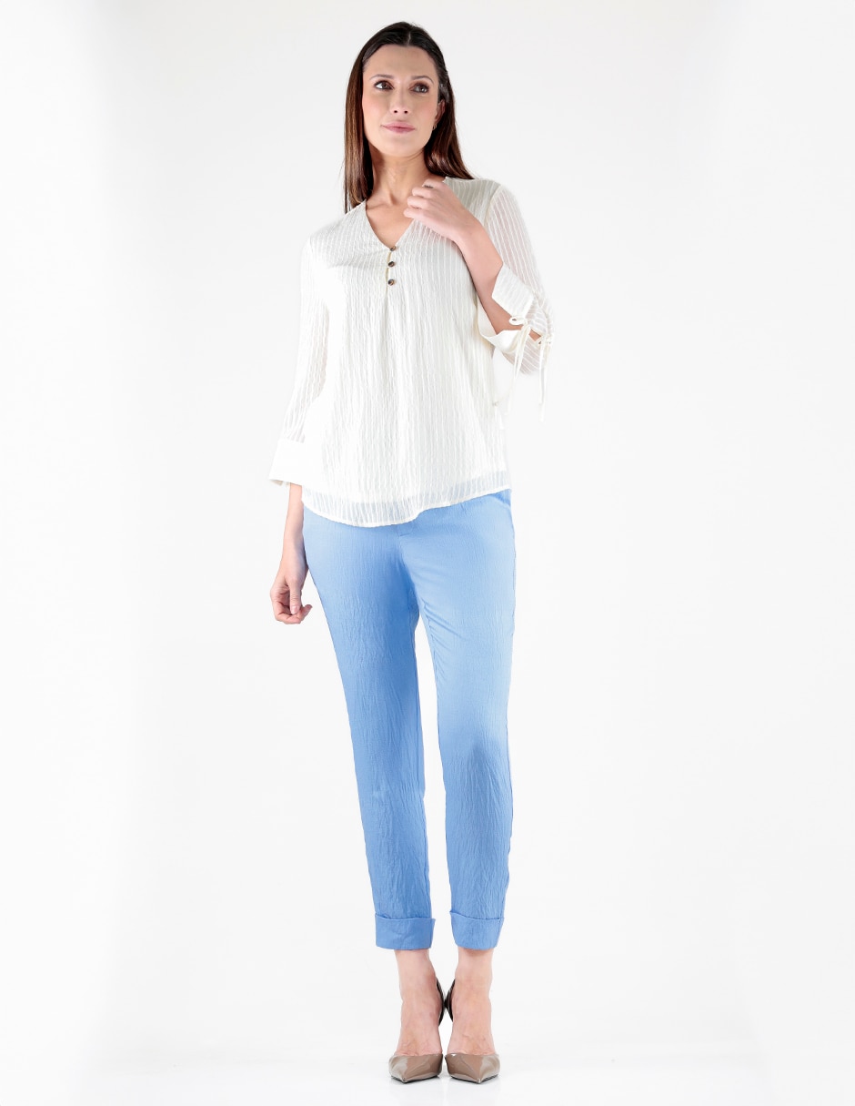 Blusa manga 3/4 para mujer 6