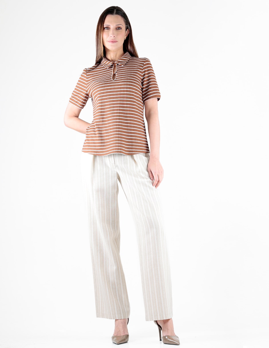 Blusa manga corta para mujer 3