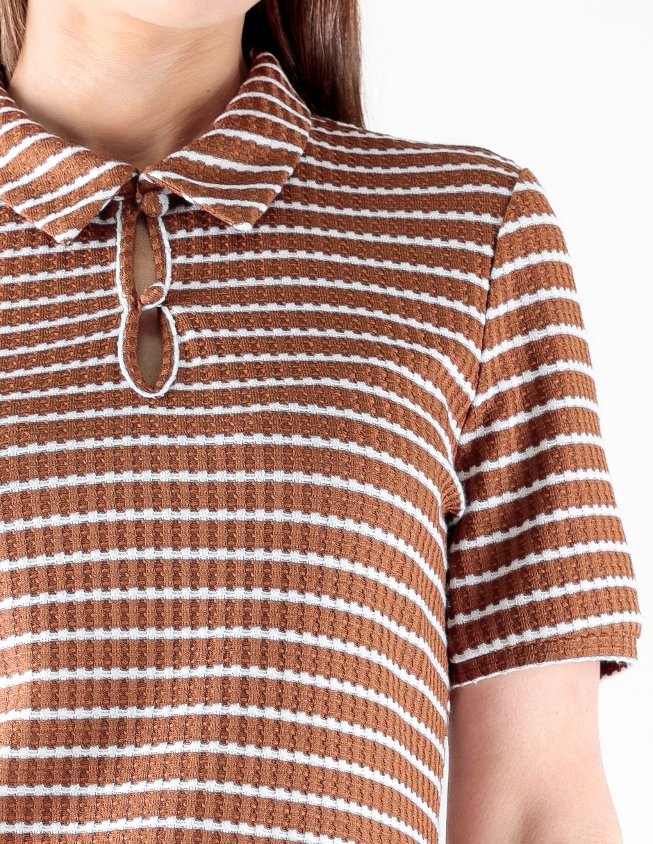 Blusa manga corta para mujer 4