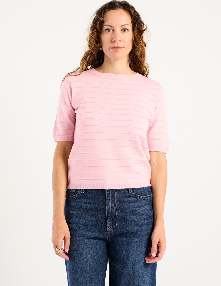 Suéter cuello redondo para mujer Suéter cuello redondo para mujer