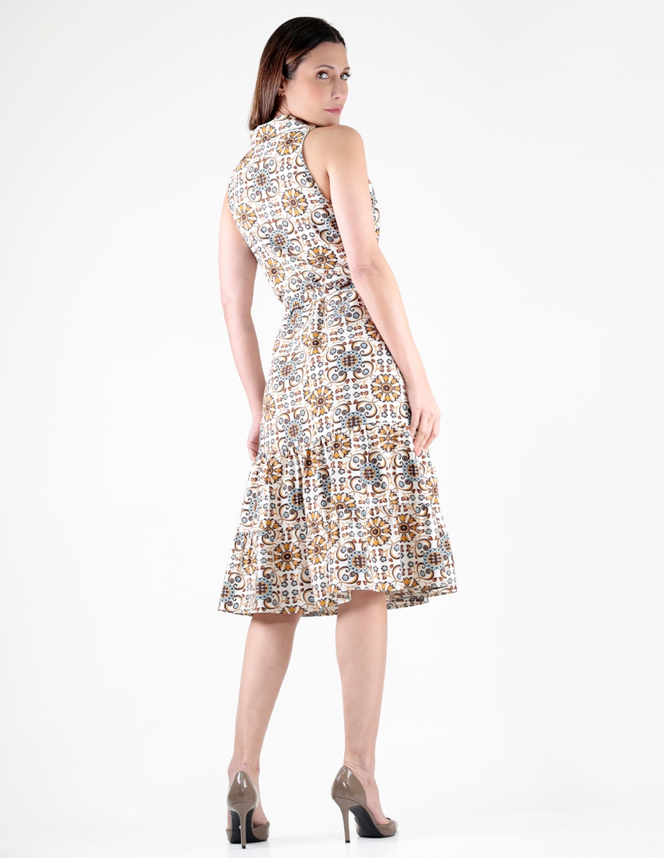 Vestido 3/4 casual para mujer 2