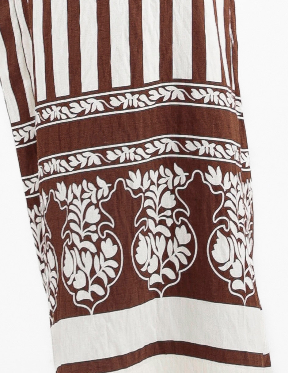Pantalón relaxed wide leg para mujer 7