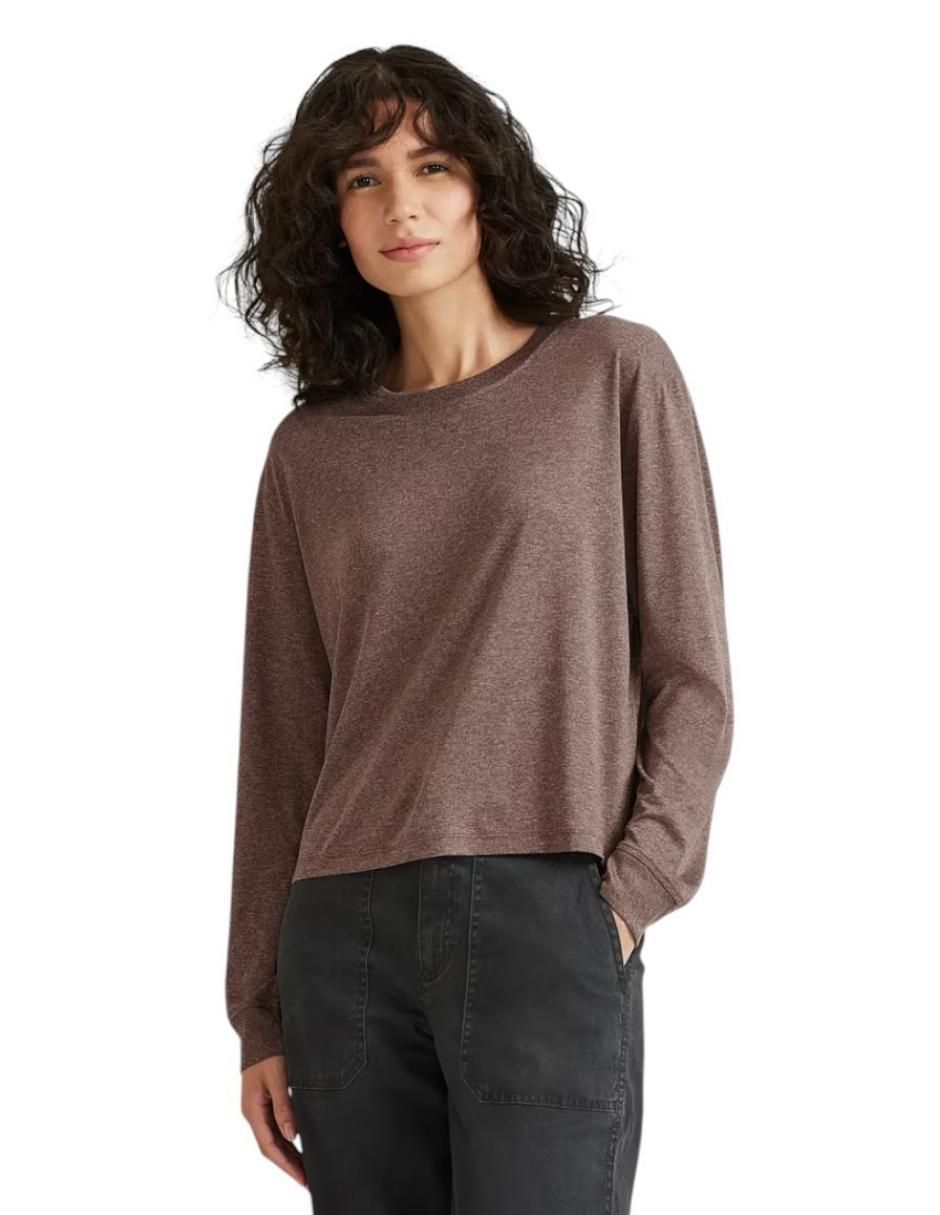 Blusa manga larga para mujer