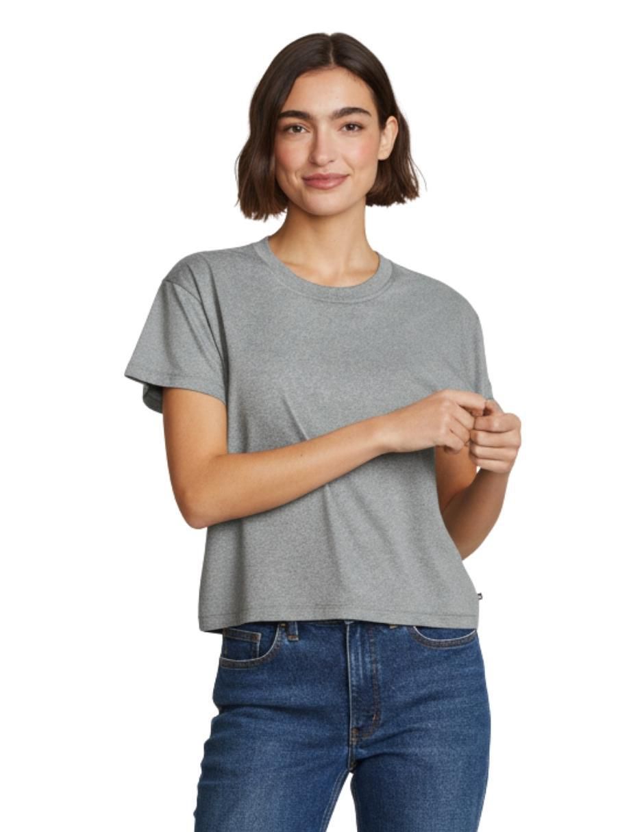 Playera manga corta Travel cuello redondo para mujer 3